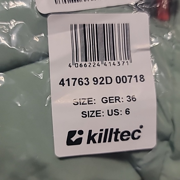 Cc - NWT Killtec houndstooth logo puffer ski jacket - Picture 2 of 12